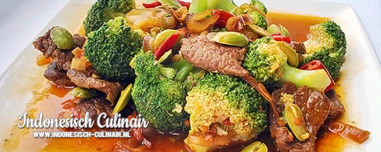 Tumis Brokoli Sapi | Indonesisch-Culinair.nl
