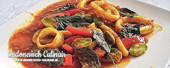 Cumi Balado dengan Paprika | Indonesisch-Culinair.nl
